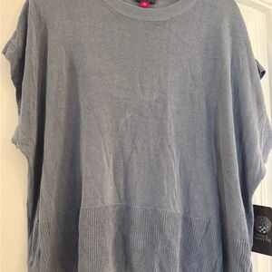 Vince Camuto Light Blue Knit Sweatshirt